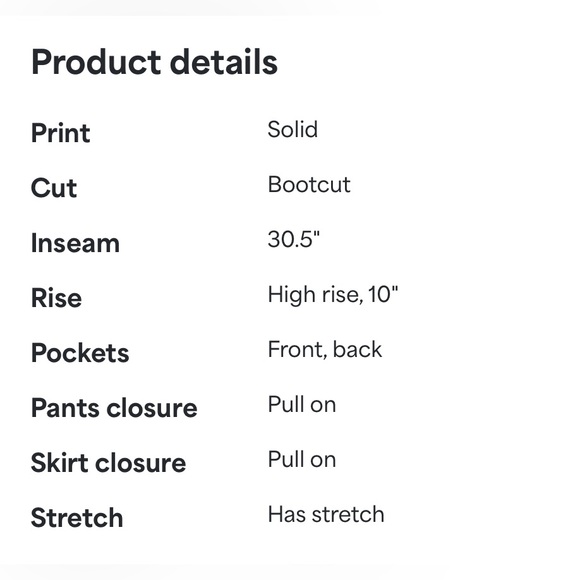 Violet & Roses- Ruthy- Women's Navy Flared Pants - Picture 4 of 4